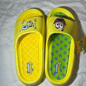 Nickelodeon Men's SpongeBob and Patrick Comfort Slides.